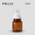 Amber Cosmetic Packing Plastic Sprayer Bottle With Pump